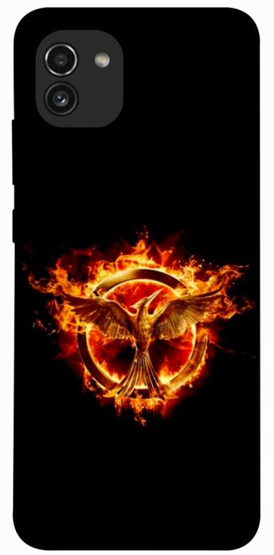 Чохол itsPrint Hunger games logo для Samsung Galaxy A03, кіно, купити оптом з доставкою