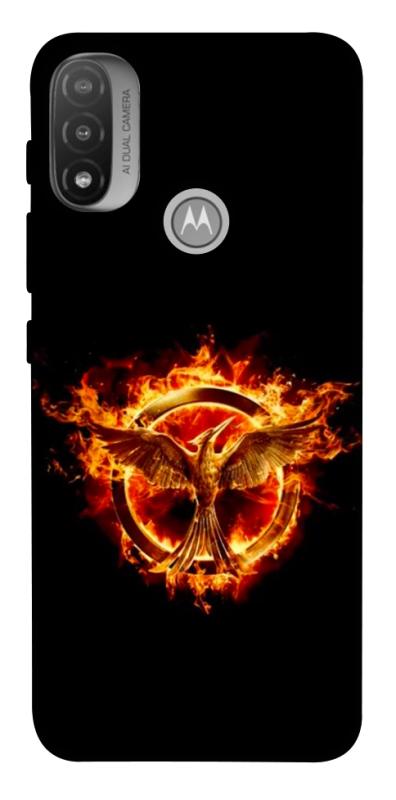 Чохол itsPrint Hunger games logo для Motorola Moto E20, кіно, купити оптом з доставкою