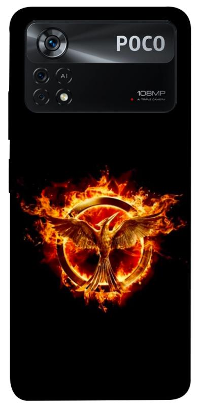 Чохол itsPrint Hunger games logo для Xiaomi Poco X4 Pro 5G, кіно, купити оптом з доставкою