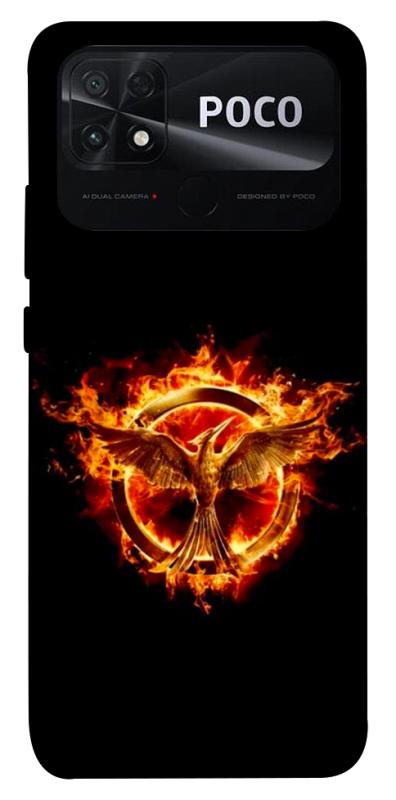 Чохол itsPrint Hunger games logo для Xiaomi Poco C40, кіно, купити оптом з доставкою