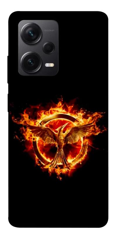Чохол itsPrint Hunger games logo для Xiaomi Redmi Note 12 Pro+ 5G, кіно, купити оптом з доставкою