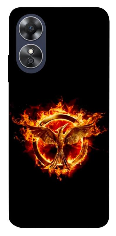 Чохол itsPrint Hunger games logo для Oppo A17, кіно, купити оптом з доставкою