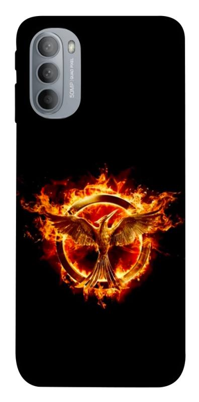 Чохол itsPrint Hunger games logo для Motorola Moto G31, кіно, купити оптом з доставкою