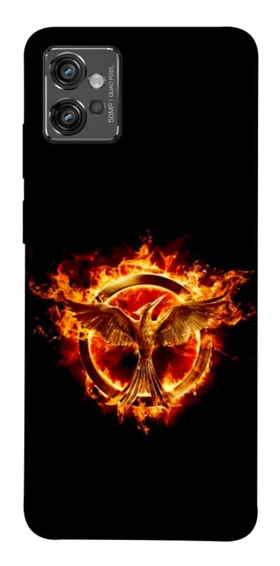 Чохол itsPrint Hunger games logo для Motorola Moto G32, кіно, купити оптом з доставкою