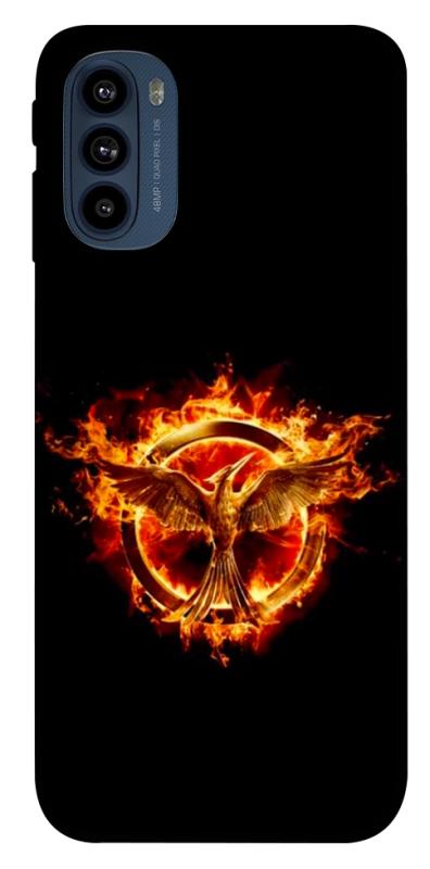Чохол itsPrint Hunger games logo для Motorola Moto G41, кіно, купити оптом з доставкою