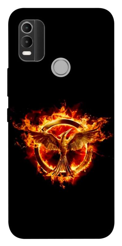 Чохол itsPrint Hunger games logo для Nokia C21 Plus, кіно, купити оптом з доставкою