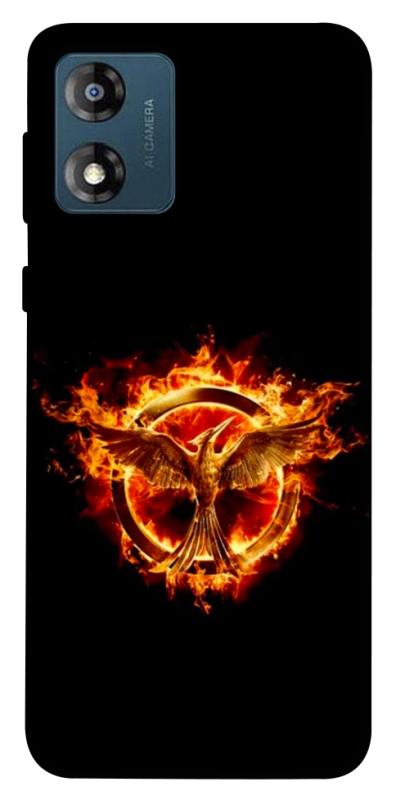 Чохол itsPrint Hunger games logo для Motorola Moto E13, кіно, купити оптом з доставкою