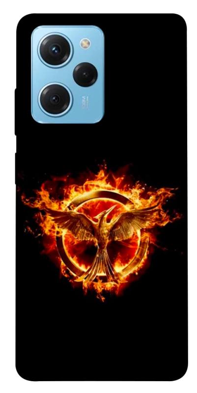 Чохол itsPrint Hunger games logo для Xiaomi Poco X5 Pro 5G, кіно, купити оптом з доставкою
