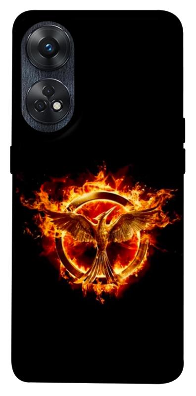 Чохол itsPrint Hunger games logo для Oppo Reno 8 T 4G, кіно, купити оптом з доставкою