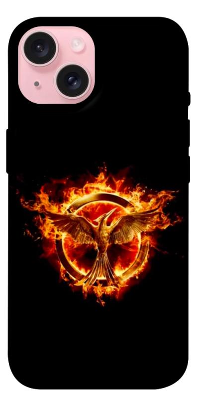 Чохол itsPrint Hunger games logo для Apple iPhone 15 (6.1"), кіно, купити оптом з доставкою