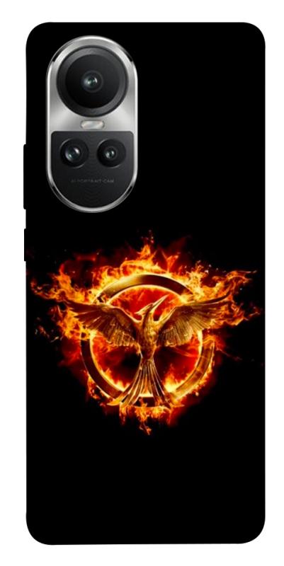 Чохол itsPrint Hunger games logo для Oppo Reno 10, кіно, купити оптом з доставкою
