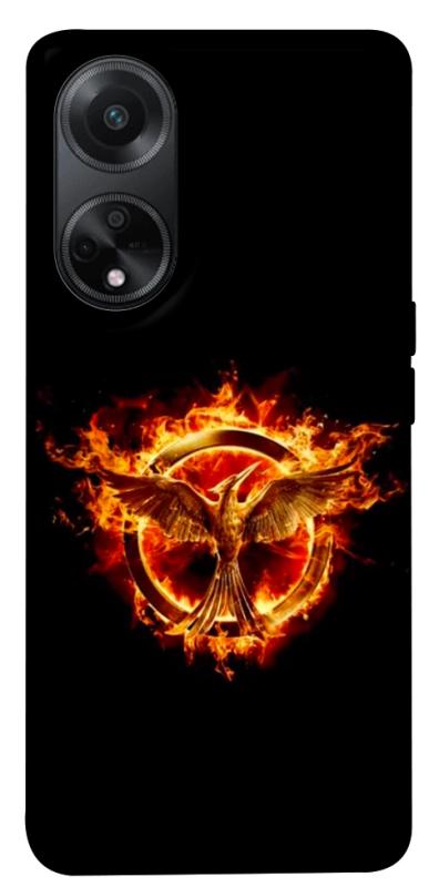 Чохол itsPrint Hunger games logo для Oppo A58 4G, кіно, купити оптом з доставкою