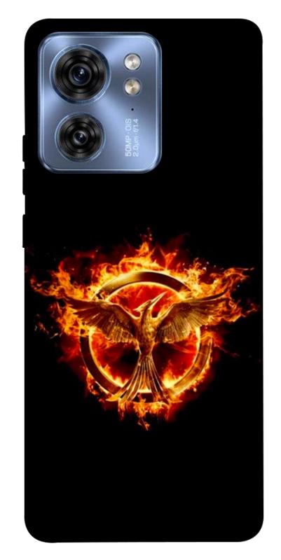 Чохол itsPrint Hunger games logo для Motorola Edge 40, кіно, купити оптом з доставкою