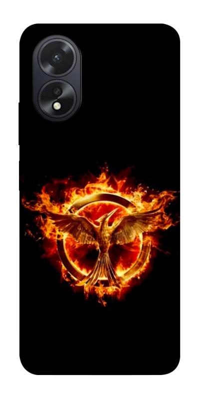 Чохол itsPrint Hunger games logo для Oppo A38, кіно, купити оптом з доставкою