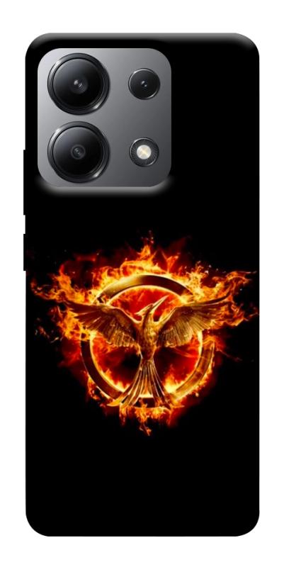 Чохол itsPrint Hunger games logo для Xiaomi Redmi Note 13 4G, кіно, купити оптом з доставкою