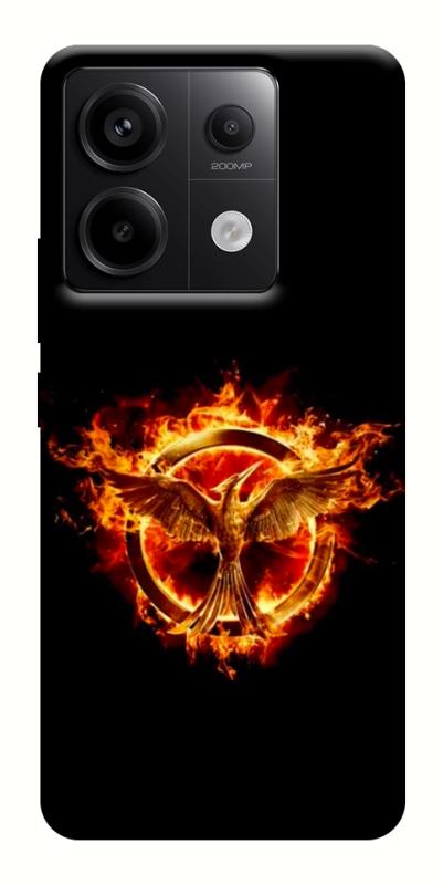 Чохол itsPrint Hunger games logo для Xiaomi Redmi Note 13 Pro 4G, кіно, купити оптом з доставкою