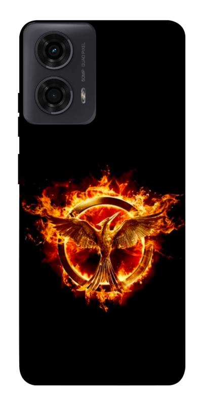 Чохол itsPrint Hunger games logo для Motorola Moto G24, кіно, купити оптом з доставкою
