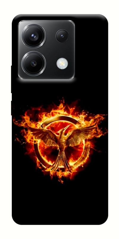 Чохол itsPrint Hunger games logo для Xiaomi Poco X6, кіно, купити оптом з доставкою