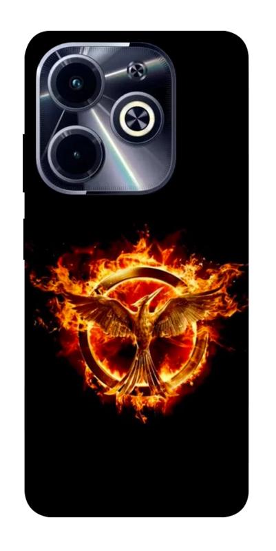 Чохол itsPrint Hunger games logo для Infinix Hot 40i, кіно, купити оптом з доставкою