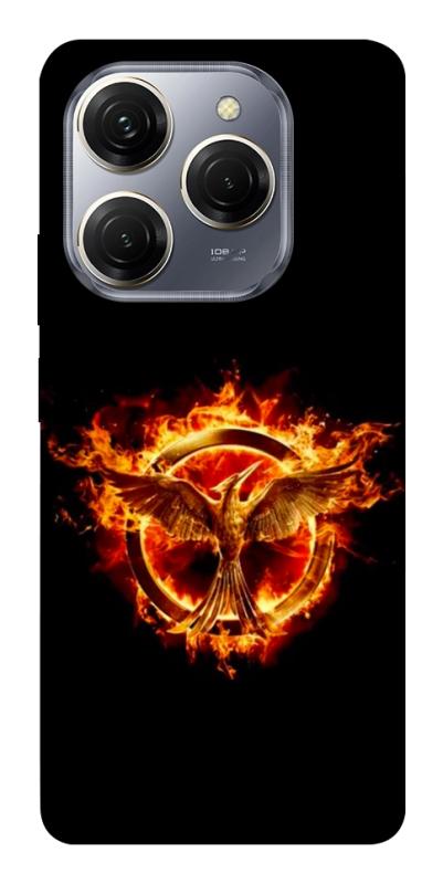 Чохол itsPrint Hunger games logo для TECNO Spark 20 Pro, кіно, купити оптом з доставкою
