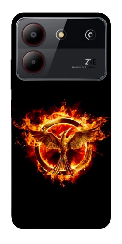 Чохол itsPrint Hunger games logo для ZTE Blade A54 4G, кіно, купити оптом з доставкою