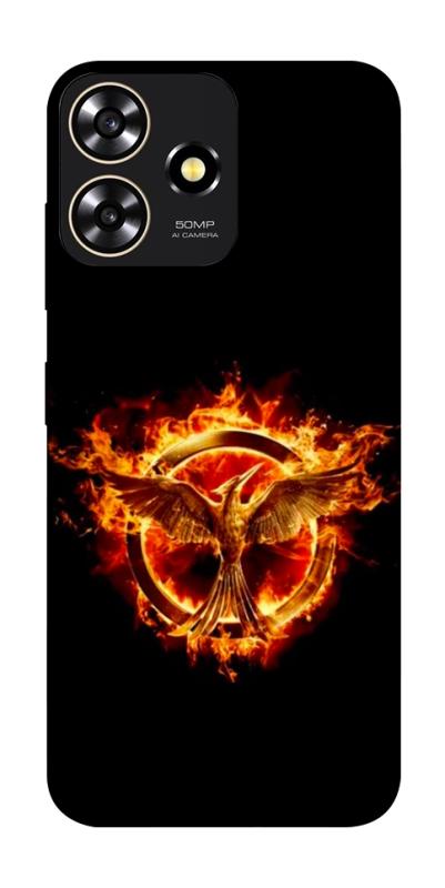 Чохол itsPrint Hunger games logo для ZTE Blade A73 4G, кіно, купити оптом з доставкою