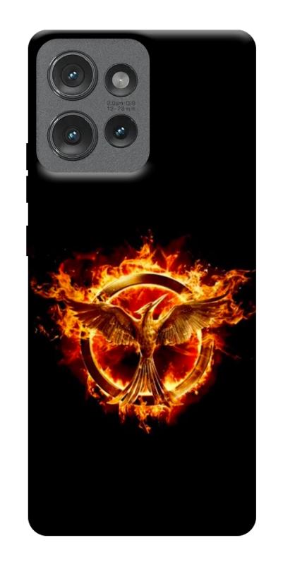 Чохол itsPrint Hunger games logo для Motorola Edge 50, кіно, купити оптом з доставкою