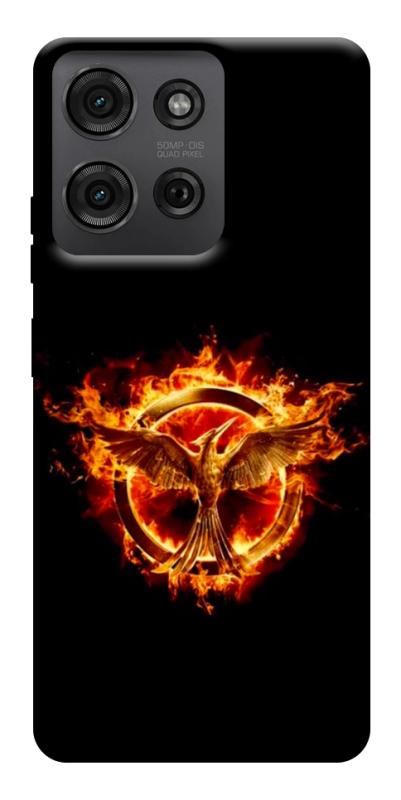 Чохол itsPrint Hunger games logo для Motorola Moto G75 5G, кіно, купити оптом з доставкою