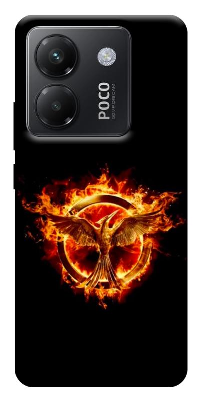 Чохол itsPrint Hunger games logo для Xiaomi Poco M7 Pro 5G, кіно, купити оптом з доставкою