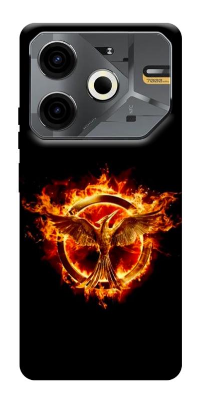 Чохол itsPrint Hunger games logo для TECNO Pova 6 Neo (LI6), кіно, купити оптом з доставкою