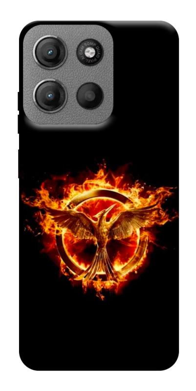 Чохол itsPrint Hunger games logo для Motorola Moto G15 4G, кіно, купити оптом з доставкою