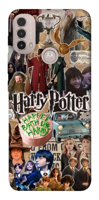 Чохол itsPrint Harry potter collage для Motorola Moto E40, кіно, купити оптом з доставкою