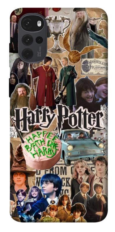 Чохол itsPrint Harry potter collage для Motorola Moto G22, кіно, купити оптом з доставкою