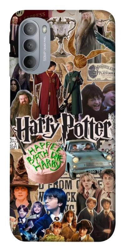 Чохол itsPrint Harry potter collage для Motorola Moto G31, кіно, купити оптом з доставкою