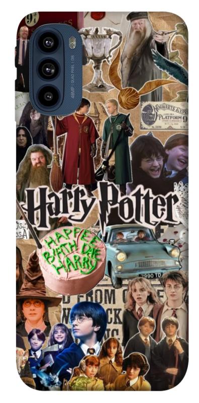 Чохол itsPrint Harry potter collage для Motorola Moto G41, кіно, купити оптом з доставкою