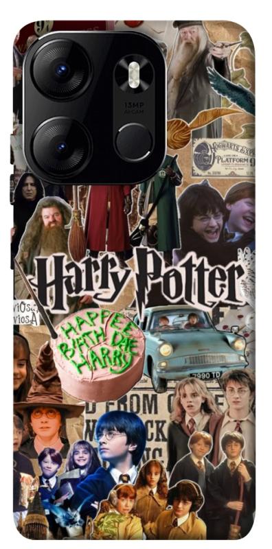Чохол itsPrint Harry potter collage для Tecno Spark Go 2023, кіно, купити оптом з доставкою