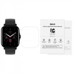 Защитная гидрогелевая пленка SKLO (экран) 4шт. (тех.пак) для Xiaomi Redmi Watch 2 Lite
