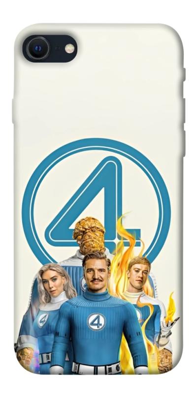 Чехол itsPrint Fantastic four для Apple iPhone SE (2020), кино, купить оптом с доставкой