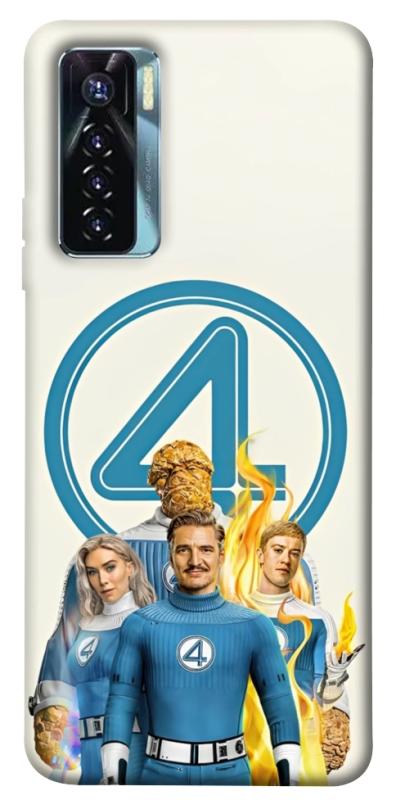 Чехол itsPrint Fantastic four для TECNO Camon 17 Pro, кино, купить оптом с доставкой