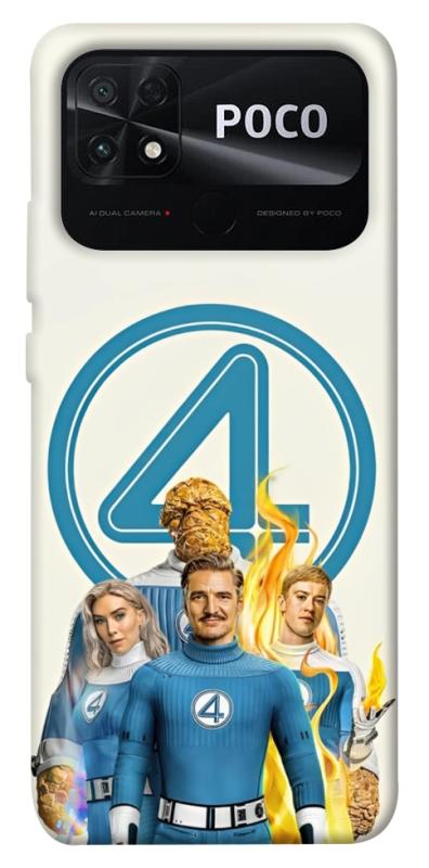 Чехол itsPrint Fantastic four для Xiaomi Poco C40, кино, купить оптом с доставкой