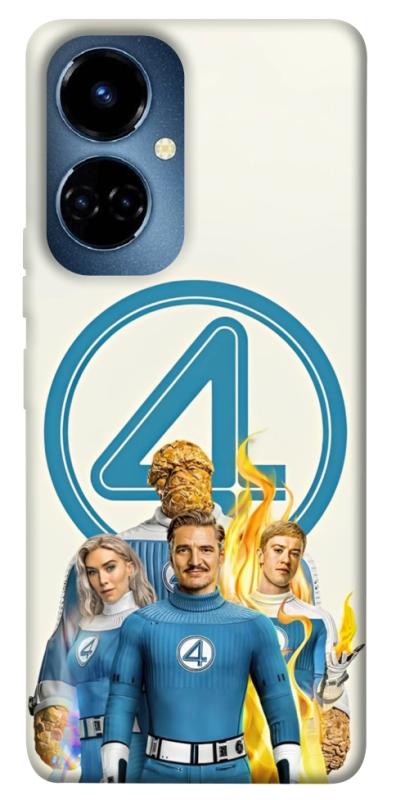 Чохол itsPrint Fantastic four для TECNO Camon 19 (CI6n) / 19 Pro (CI8n), кіно, купити оптом з доставкою