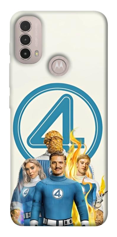 Чехол itsPrint Fantastic four для Motorola Moto E40, кино, купить оптом с доставкой