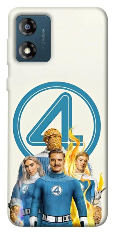 Чохол itsPrint Fantastic four для Motorola Moto E13, кіно, купити оптом з доставкою