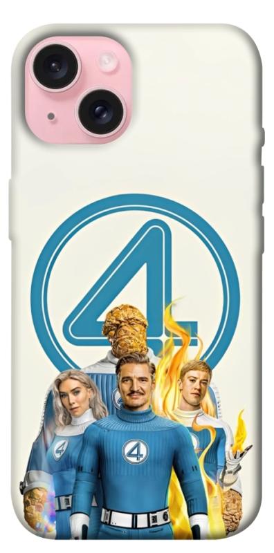Чехол itsPrint Fantastic four для Apple iPhone 15 (6.1"), кино, купить оптом с доставкой