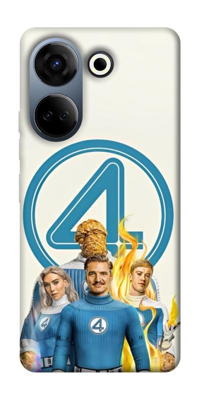 Чохол itsPrint Fantastic four для TECNO Camon 20 Pro (CK7n), кіно, купити оптом з доставкою