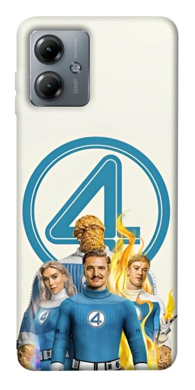 Чехол itsPrint Fantastic four для Motorola Moto G14, кино, купить оптом с доставкой