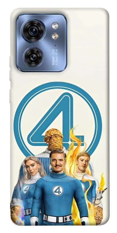 Чехол itsPrint Fantastic four для Motorola Edge 40, кино, купить оптом с доставкой
