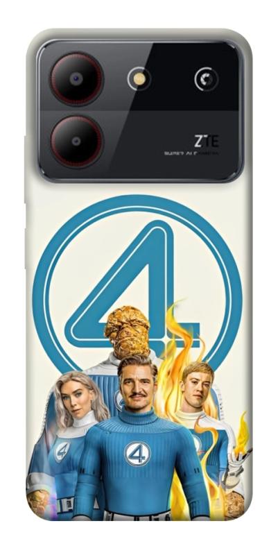 Чохол itsPrint Fantastic four для ZTE Blade A54 4G, кіно, купити оптом з доставкою