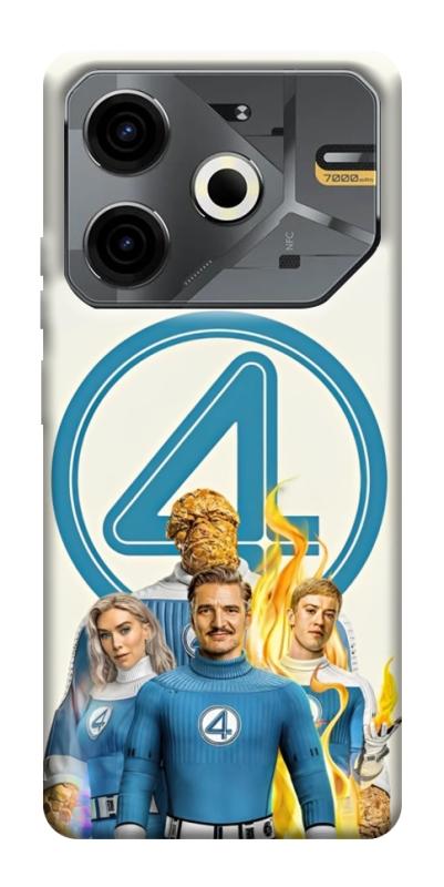 Чохол itsPrint Fantastic four для TECNO Pova 6 Neo (LI6), кіно, купити оптом з доставкою