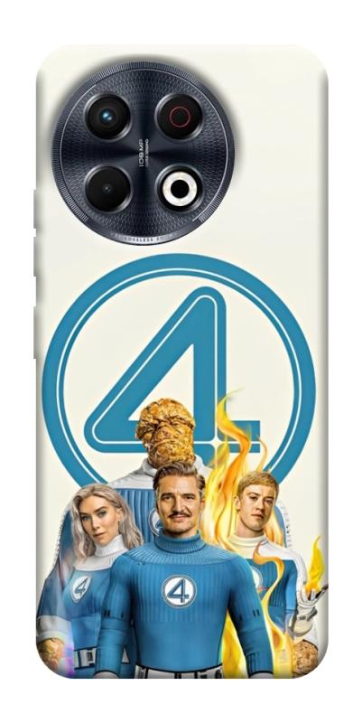 Чохол itsPrint Fantastic four для TECNO Spark 30 Pro (KL7), кіно, купити оптом з доставкою